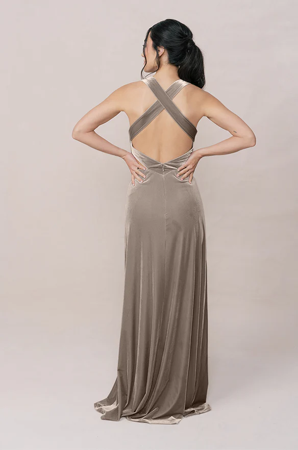 Dylan Velvet Dress | Made To Order - Image 71