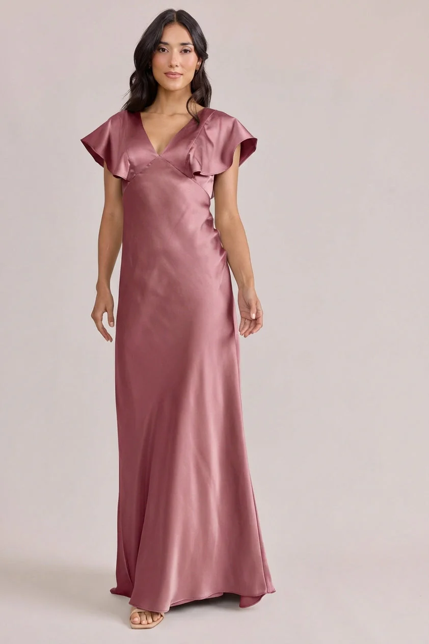 Eden Satin Dress | Made To Order - Image 173