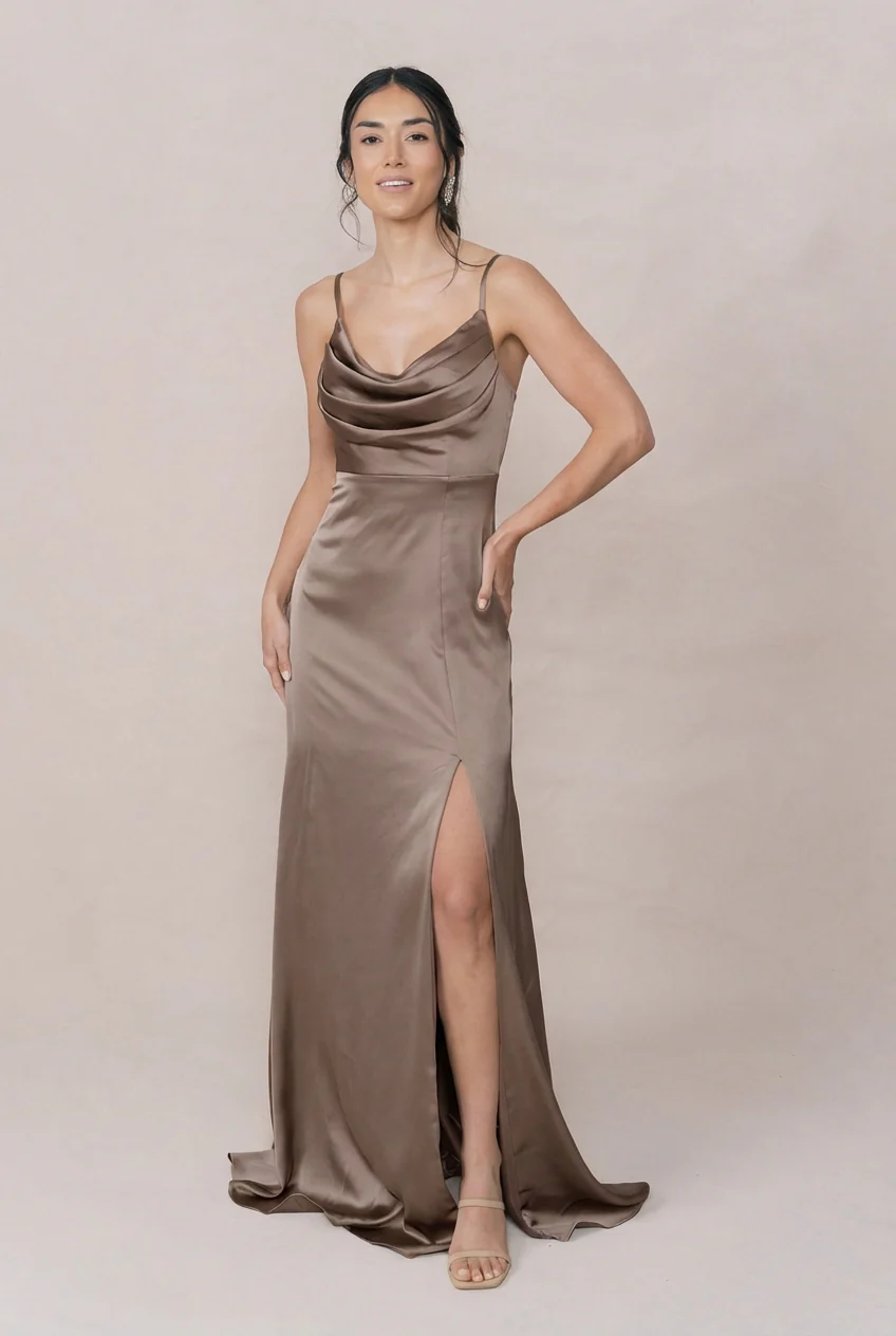 Ember Satin Dress | Made To Order - Image 163