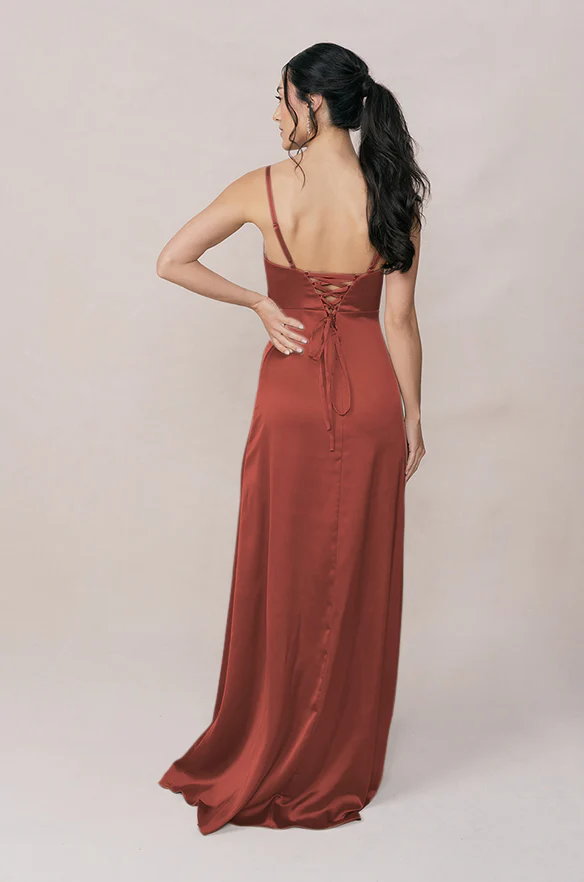 Ember Satin Dress | Made To Order - Image 73