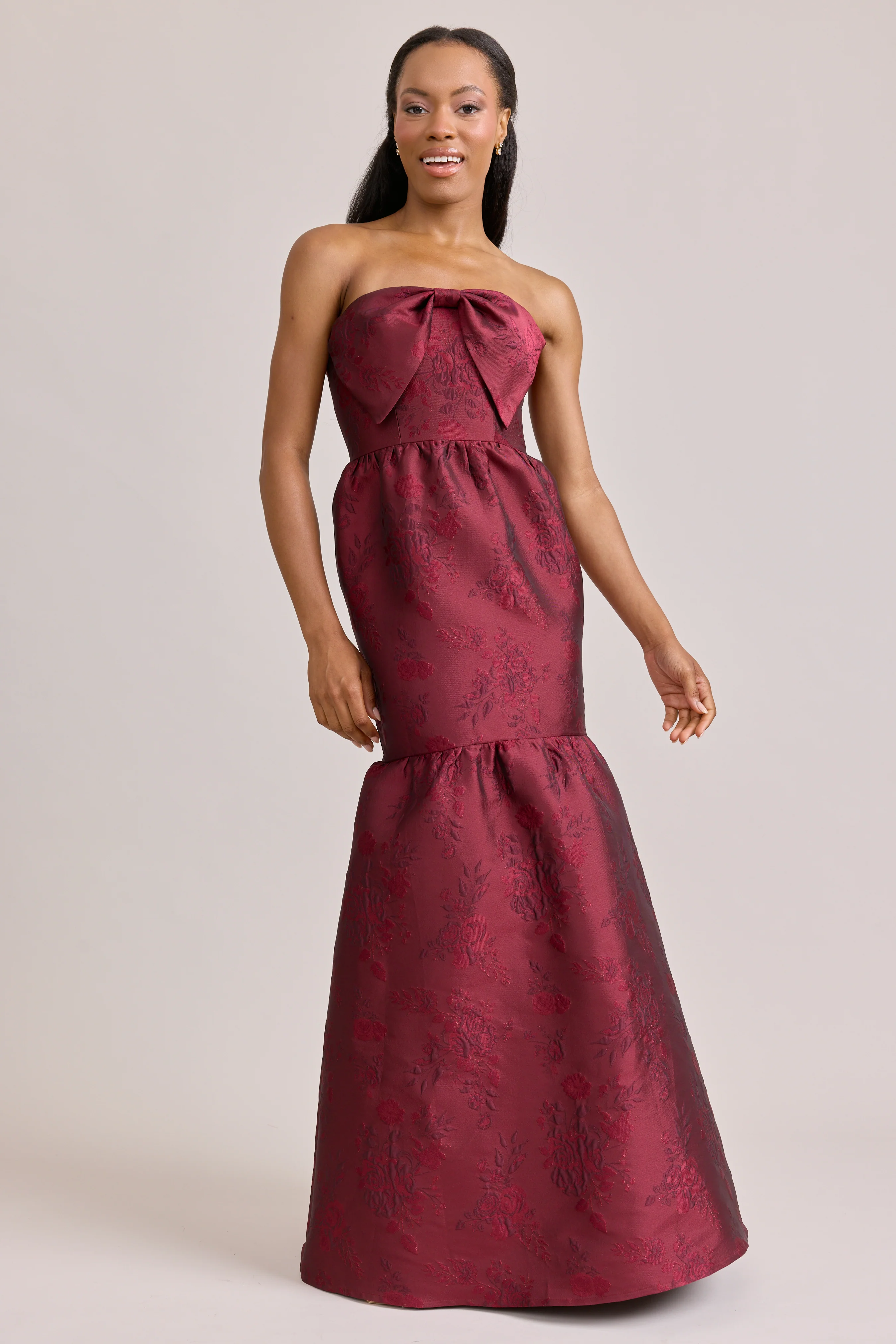 Esme Jacquard Dress | Made To Order - Image 46