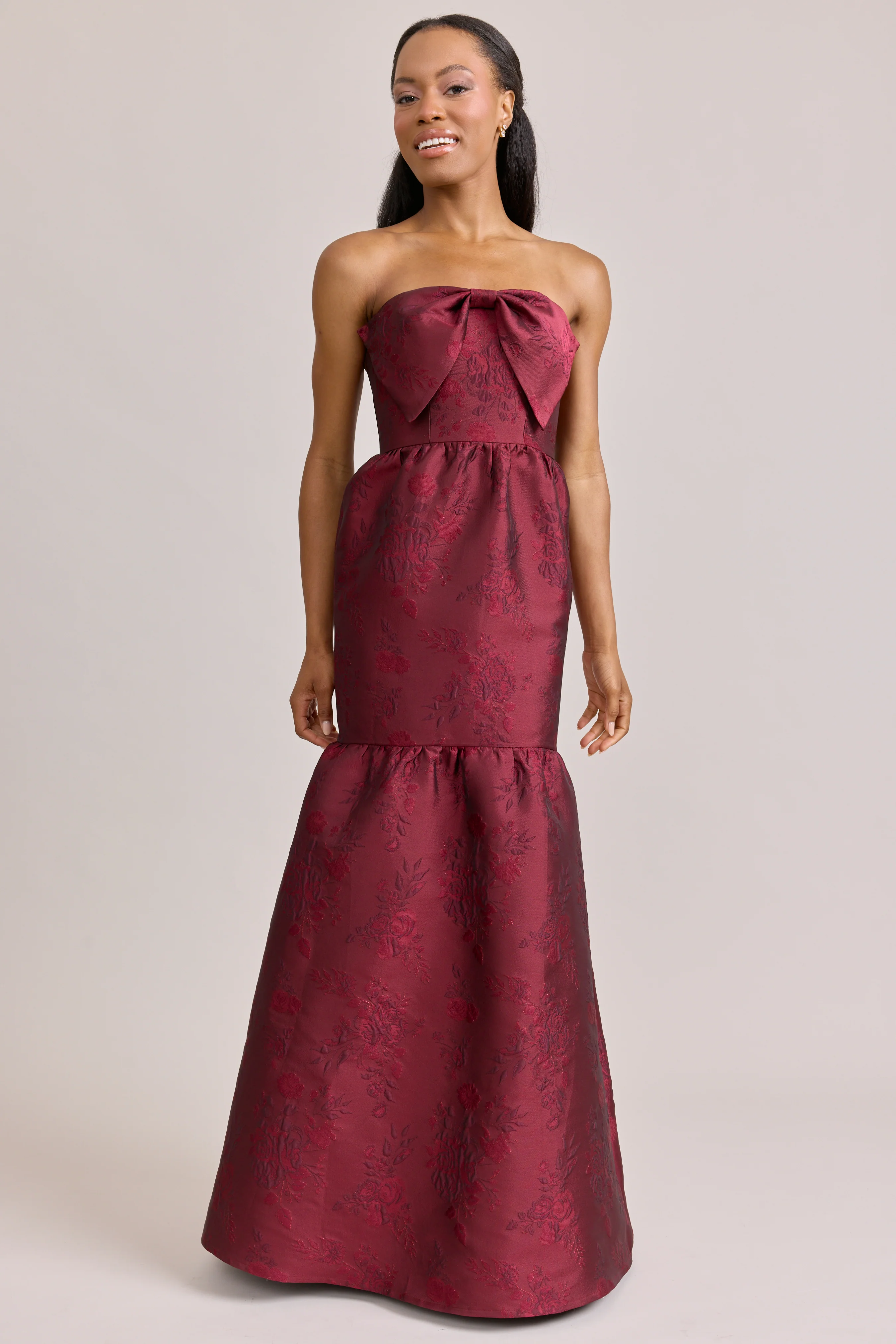 Esme Jacquard Dress | Made To Order - Image 47