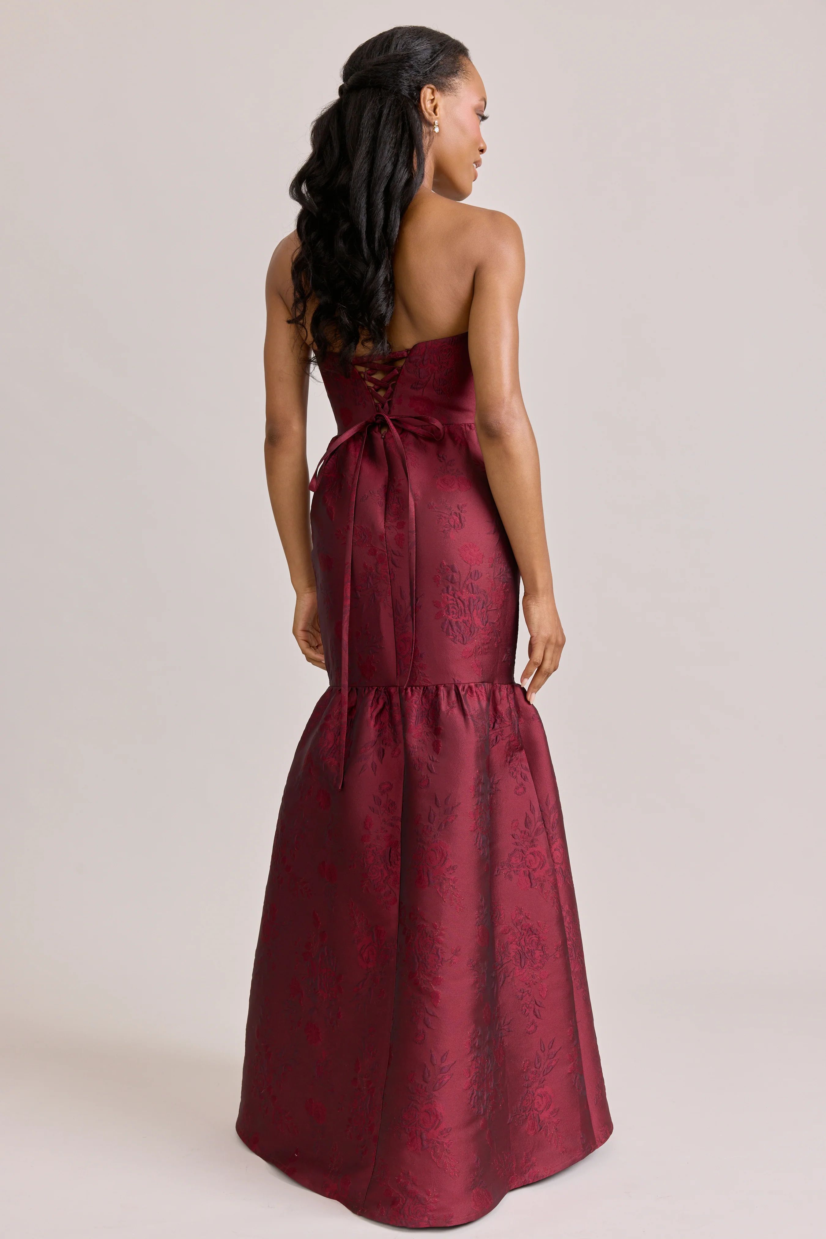 Esme Jacquard Dress | Made To Order - Image 48