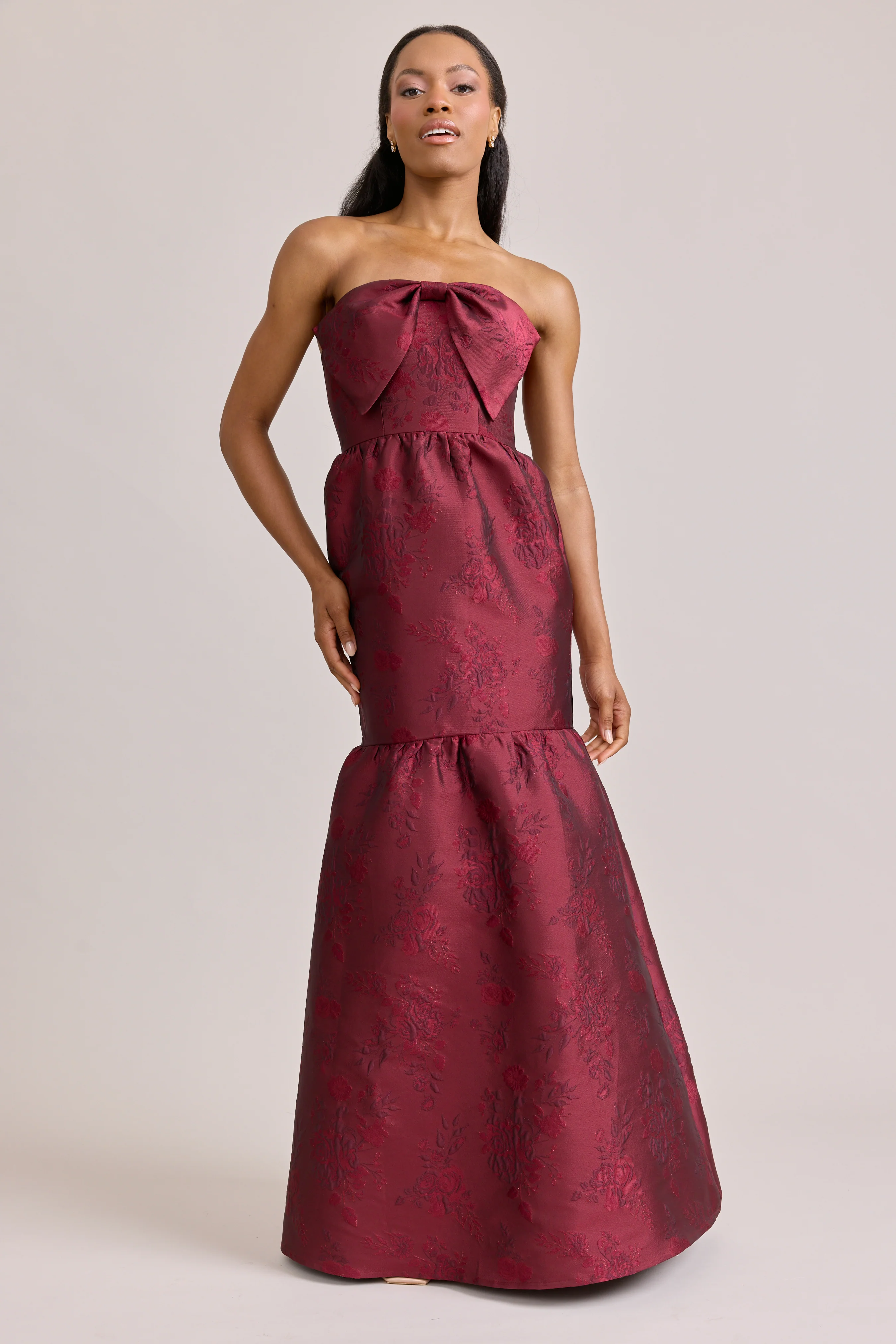 Esme Jacquard Dress | Made To Order - Image 49