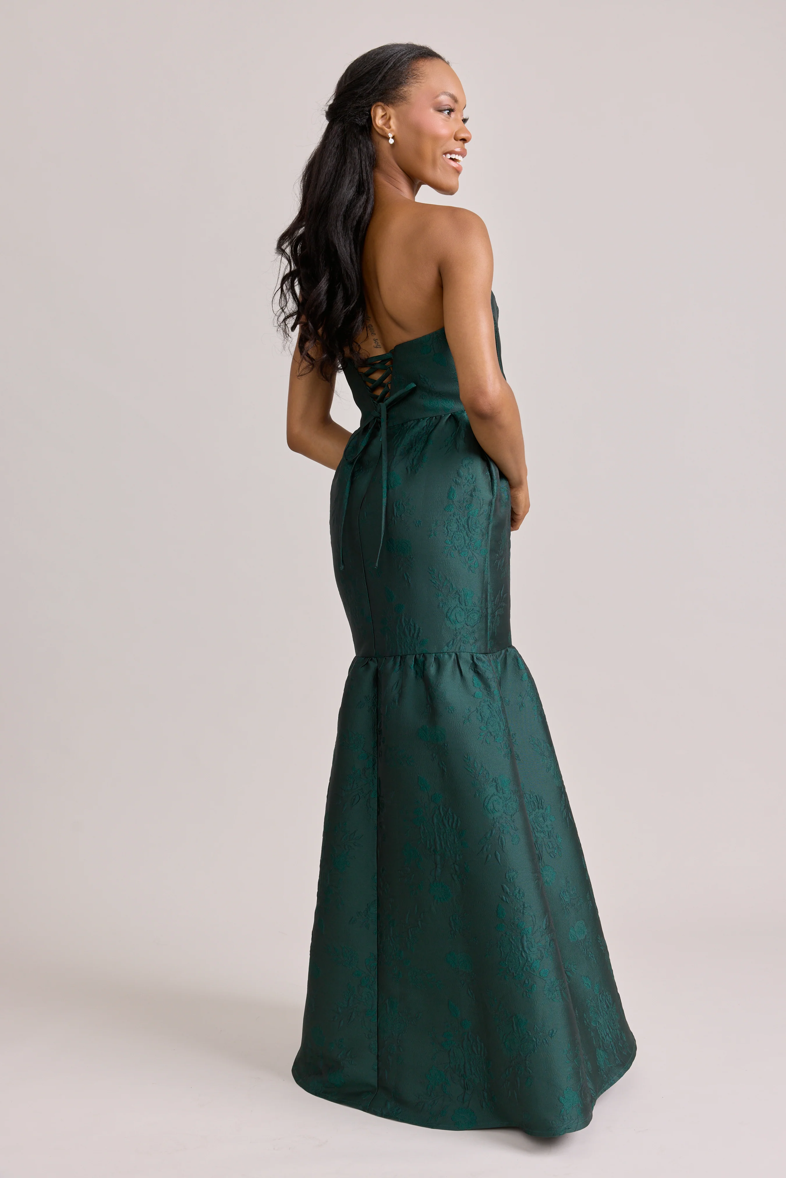Esme Jacquard Dress | Made To Order - Image 52