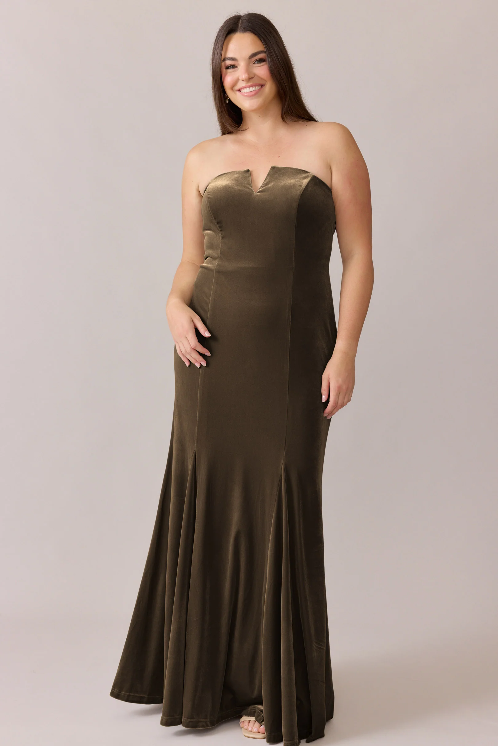 Estelle Velvet Dress | Made To Order - Image 35