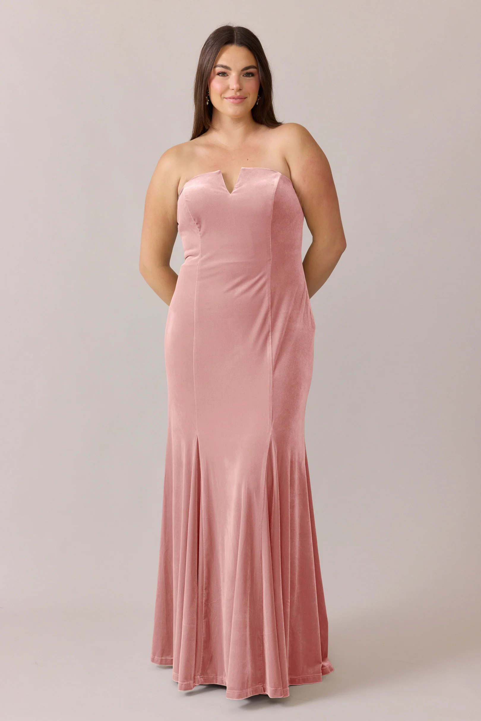 Estelle Velvet Dress | Made To Order - Image 45