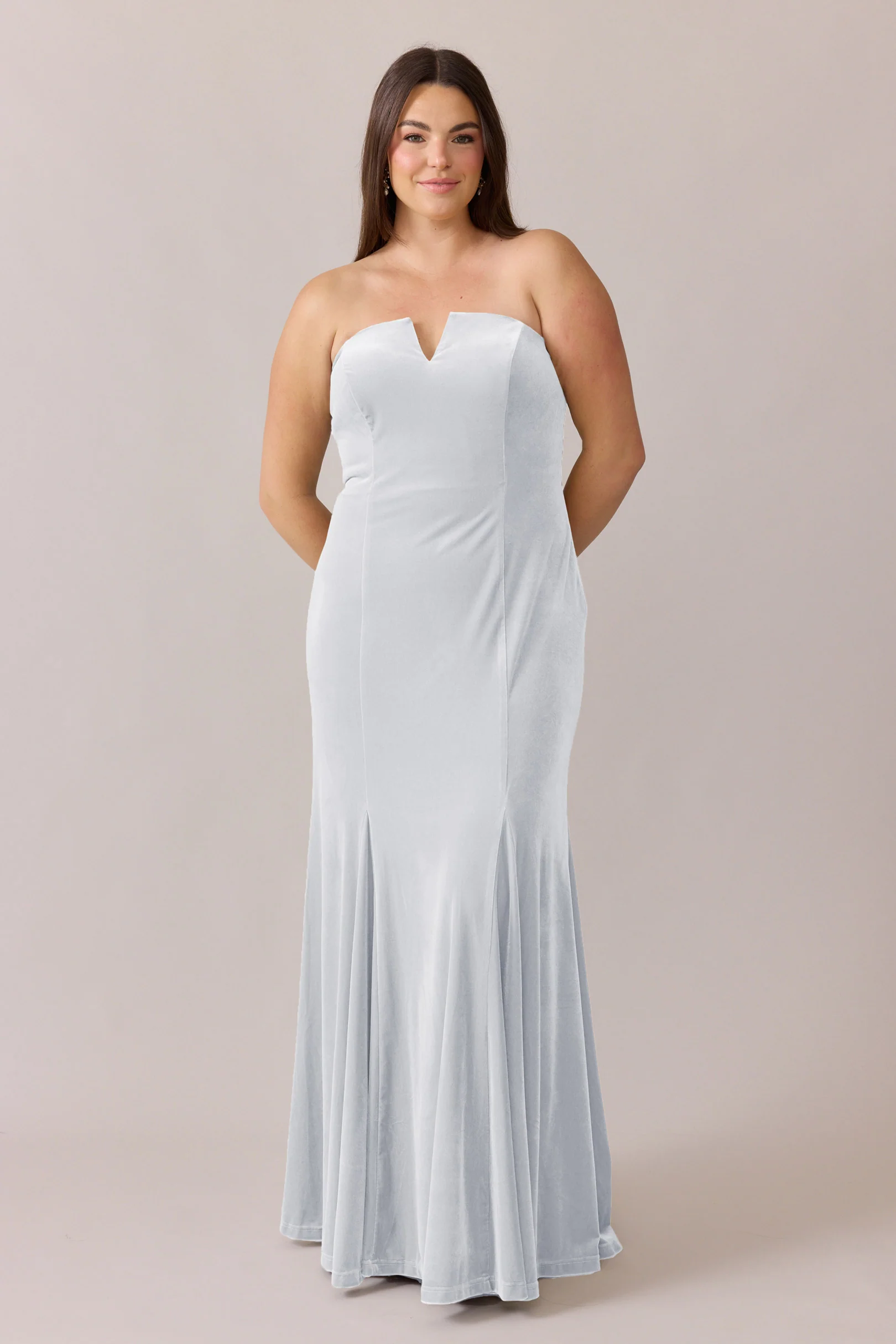 Estelle Velvet Dress | Made To Order - Image 49