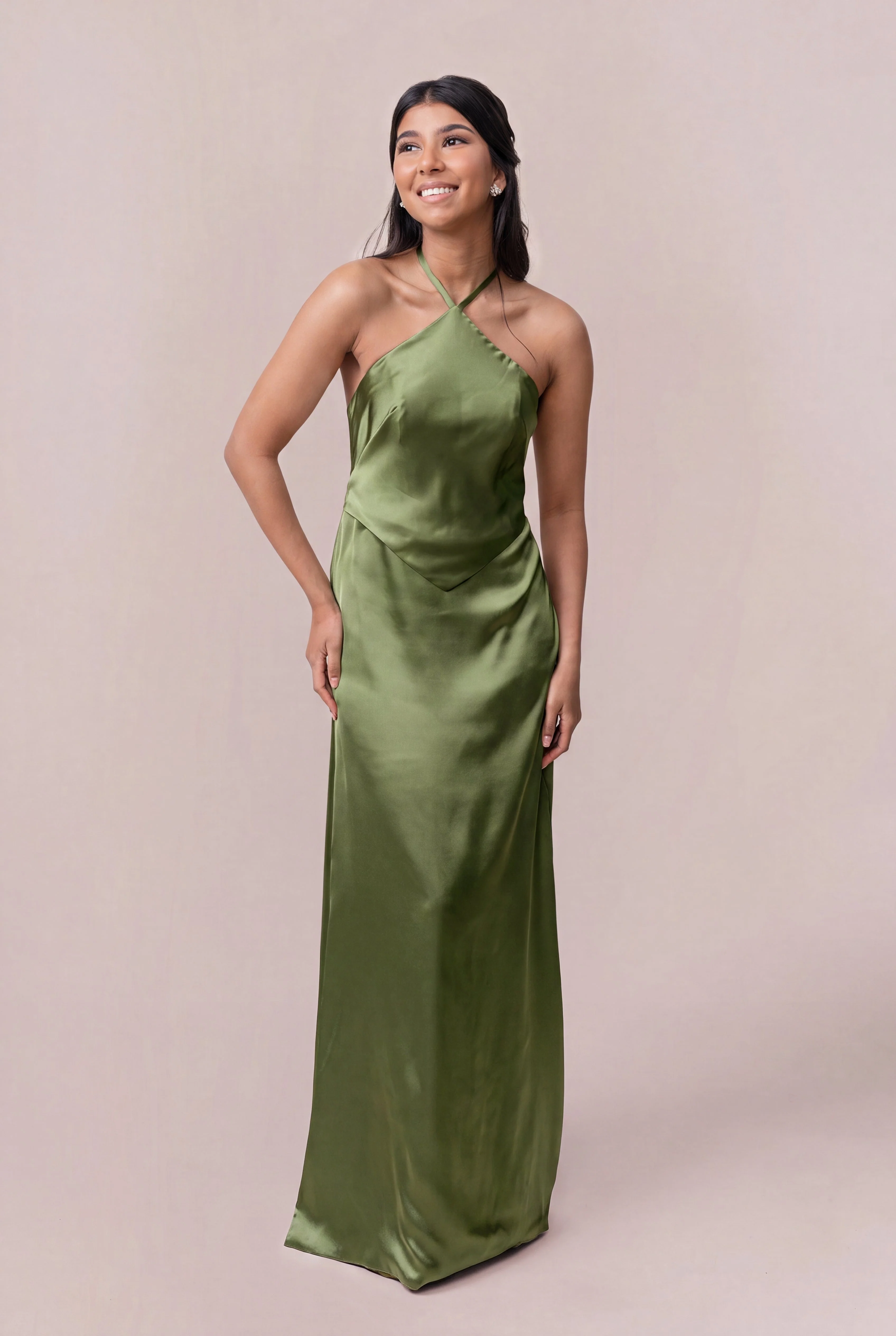 Everly Satin Dress | Made To Order - Image 122