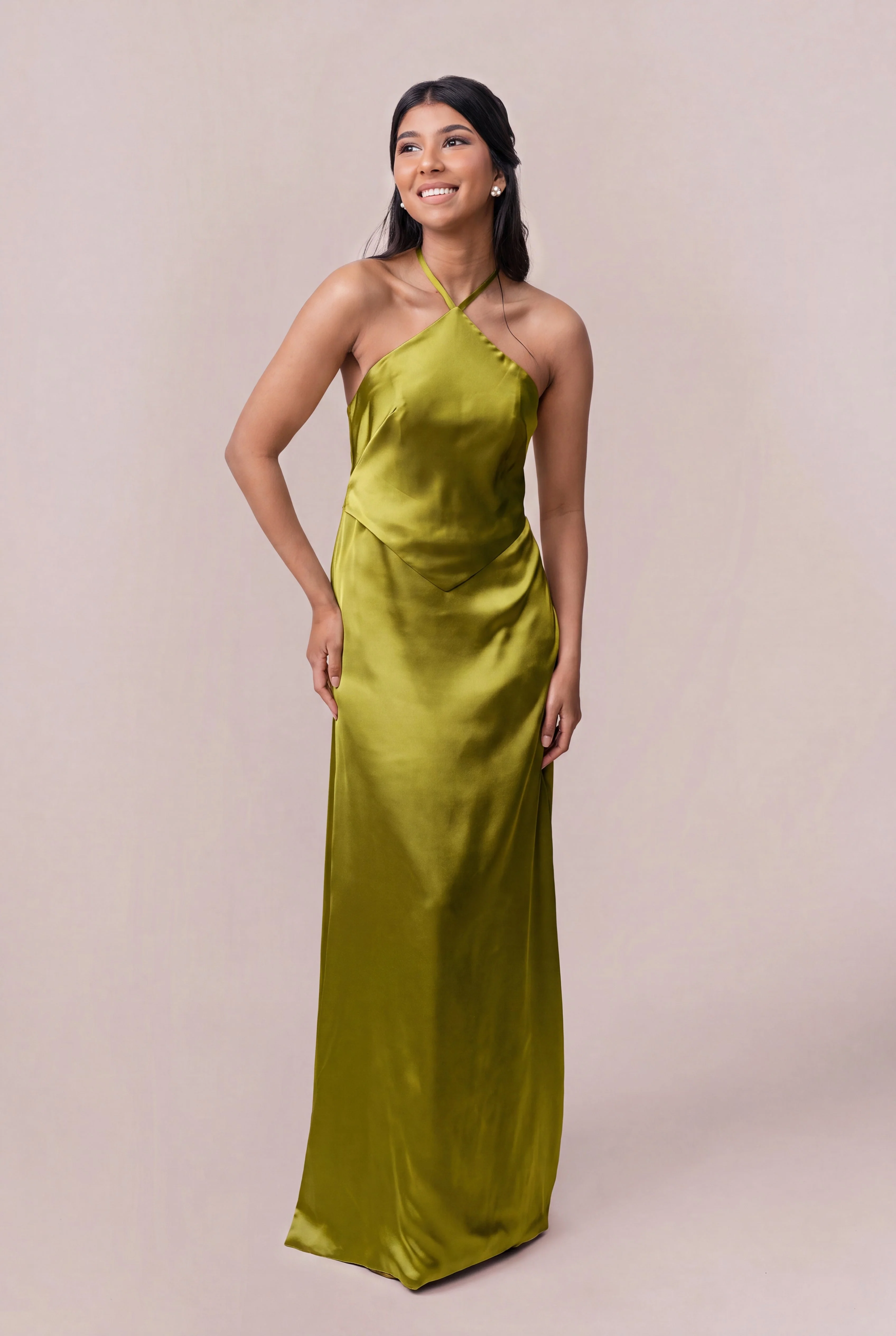 Everly Satin Dress | Made To Order - Image 125