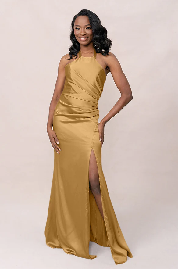 Fallon Satin Dress | Made To Order - Image 67