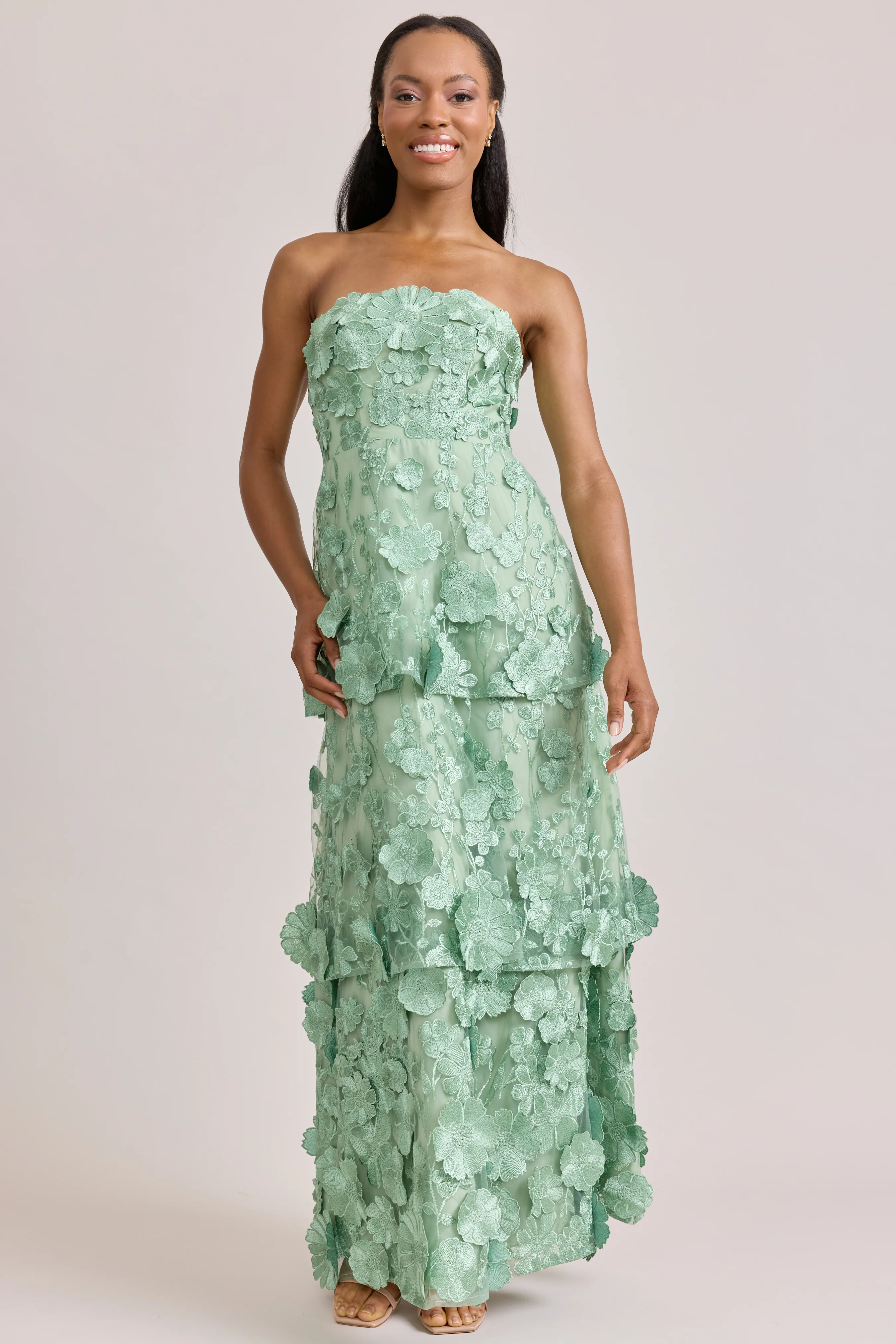 Flora Appliqué Dress | Ready To Ship | Meadow