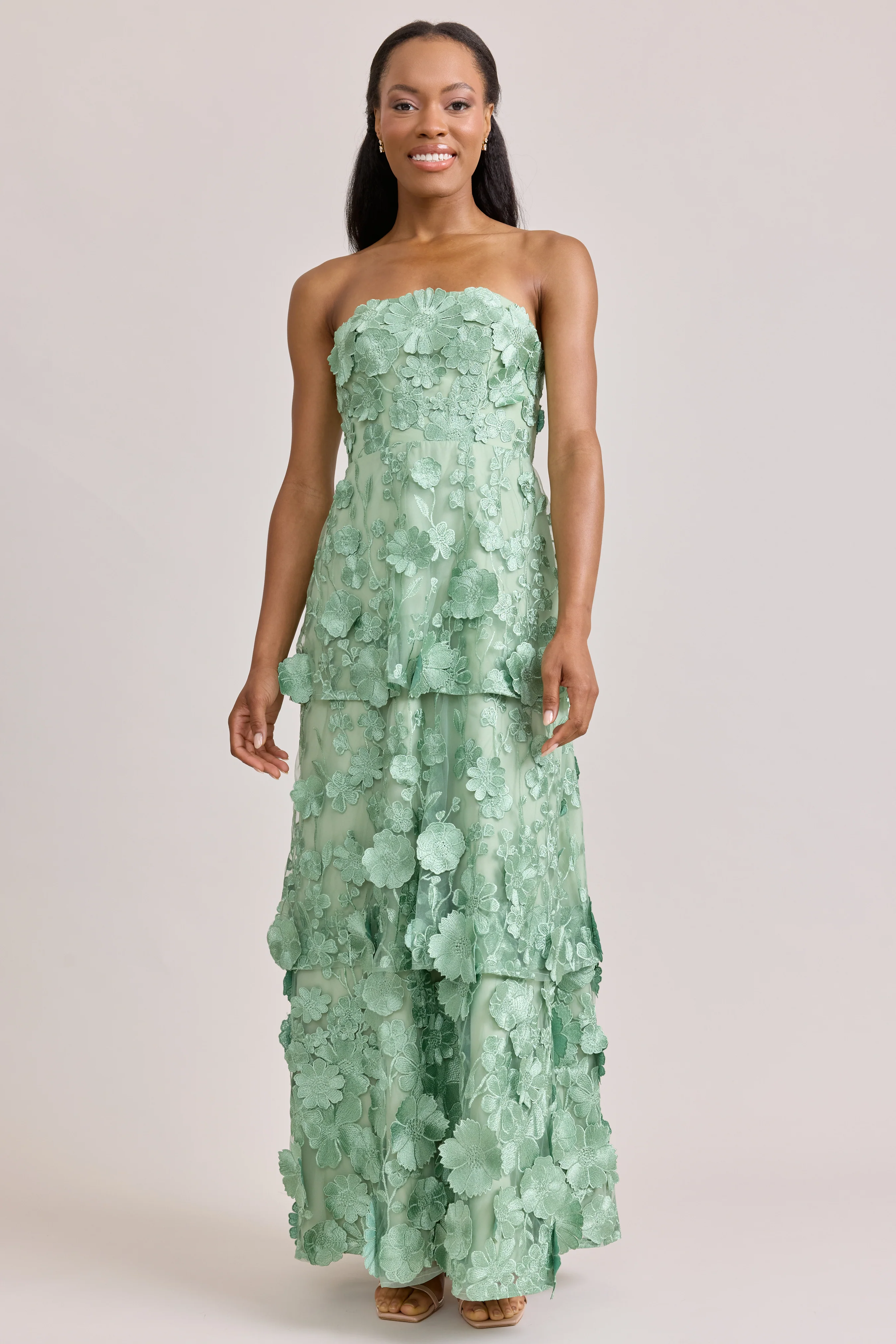 Flora Appliqué Dress | Ready To Ship | Meadow - Image 6