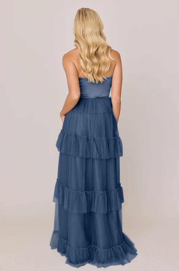 Frankie Convertible Satin + Tulle Dress | Made To Order - Image 39