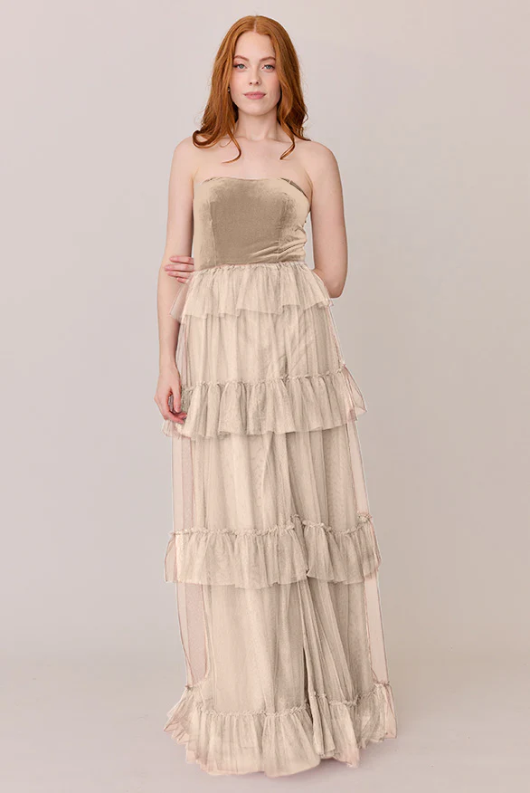 Frankie Convertible Velvet + Tulle Dress | Made To Order - Image 15