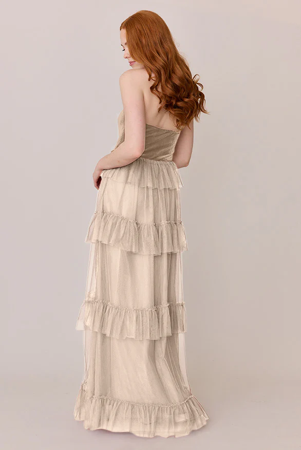 Frankie Convertible Velvet + Tulle Dress | Made To Order - Image 16