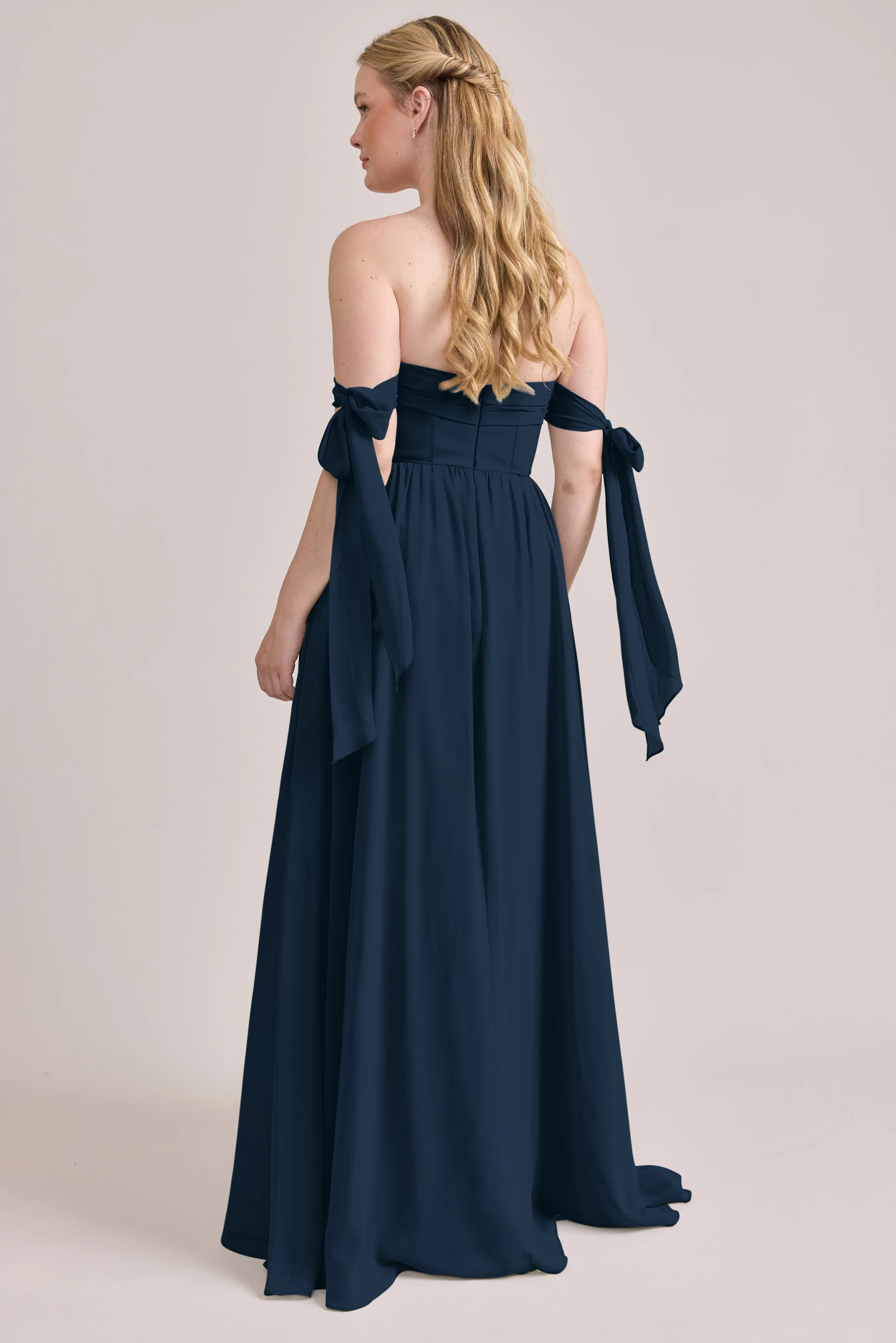 Genevieve Convertible Chiffon Dress | Made To Order - Image 68