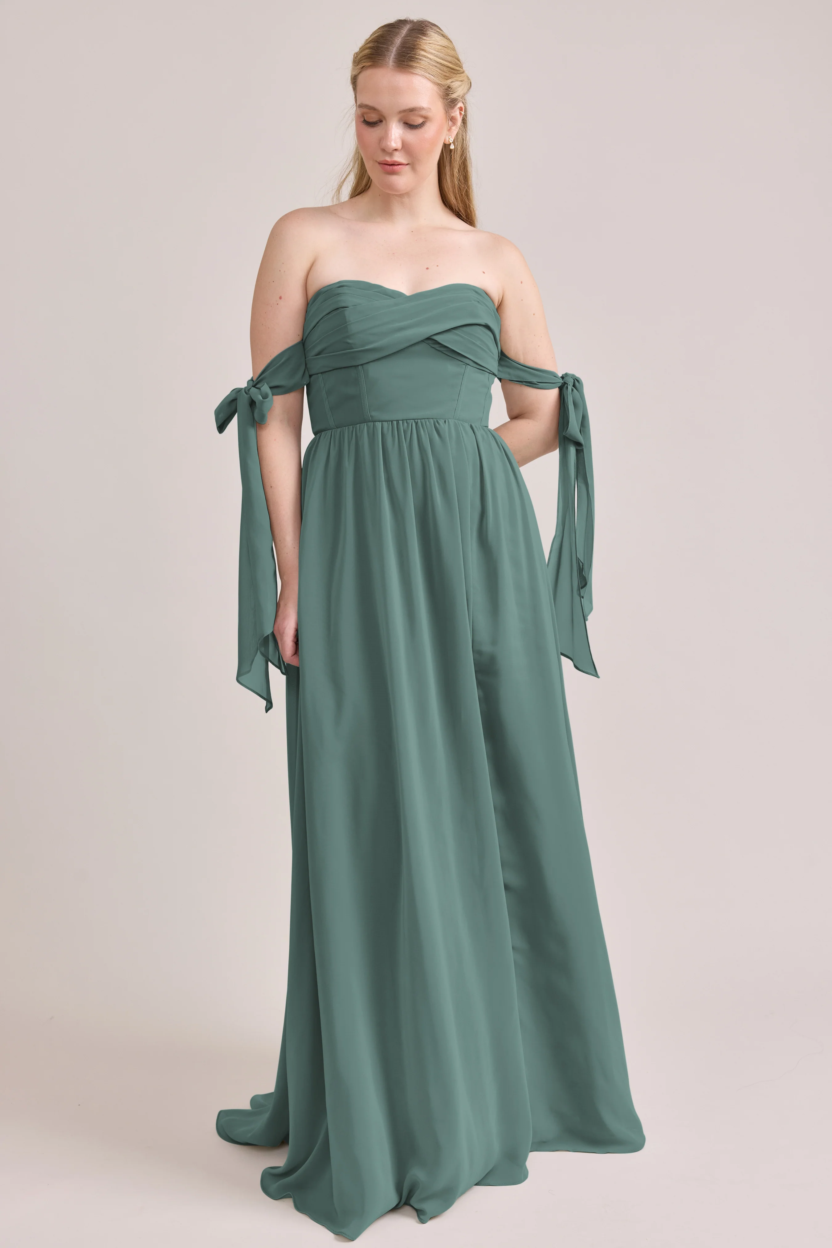 Genevieve Convertible Chiffon Dress | Made To Order - Image 69
