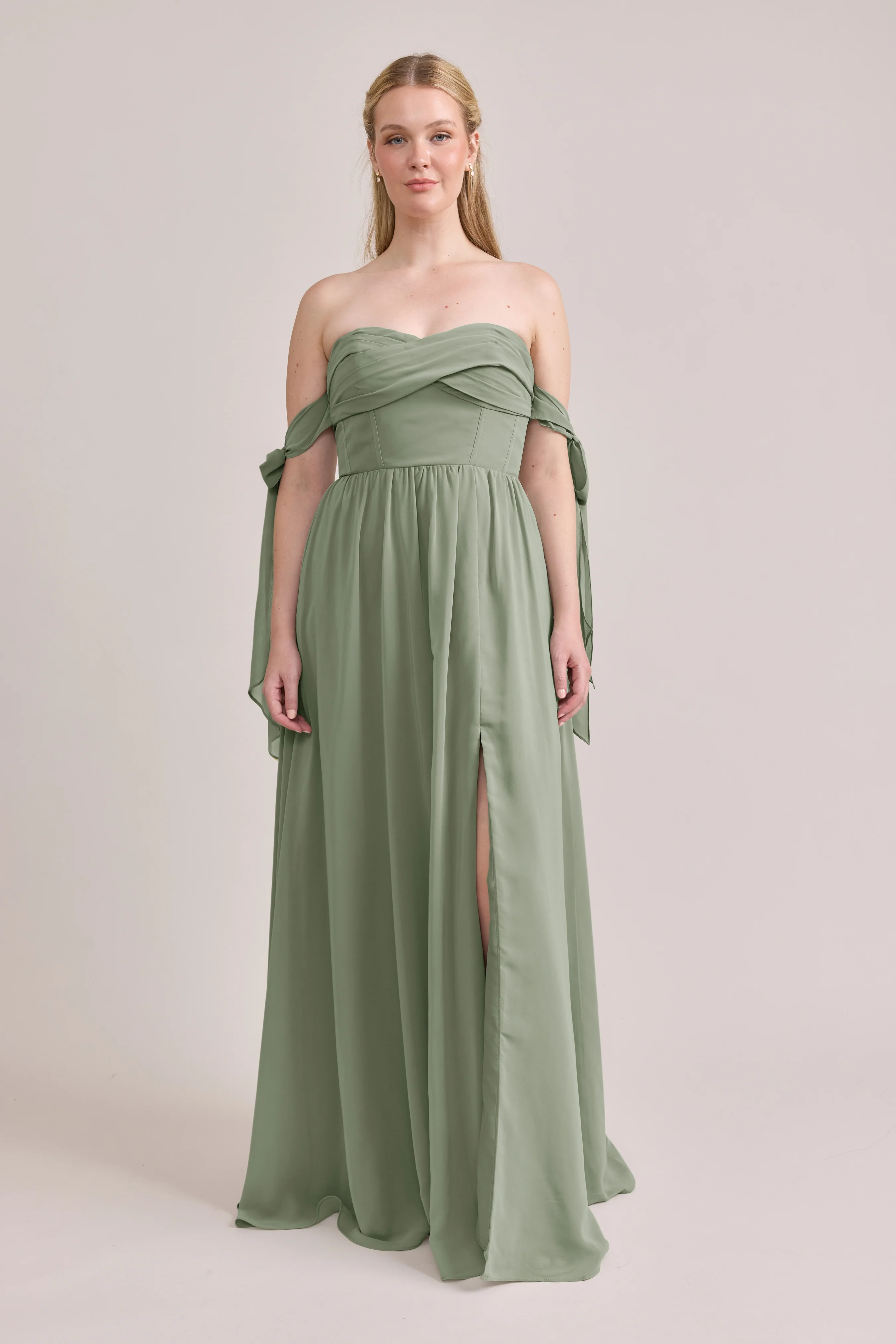 Genevieve Convertible Chiffon Dress | Made To Order - Image 78