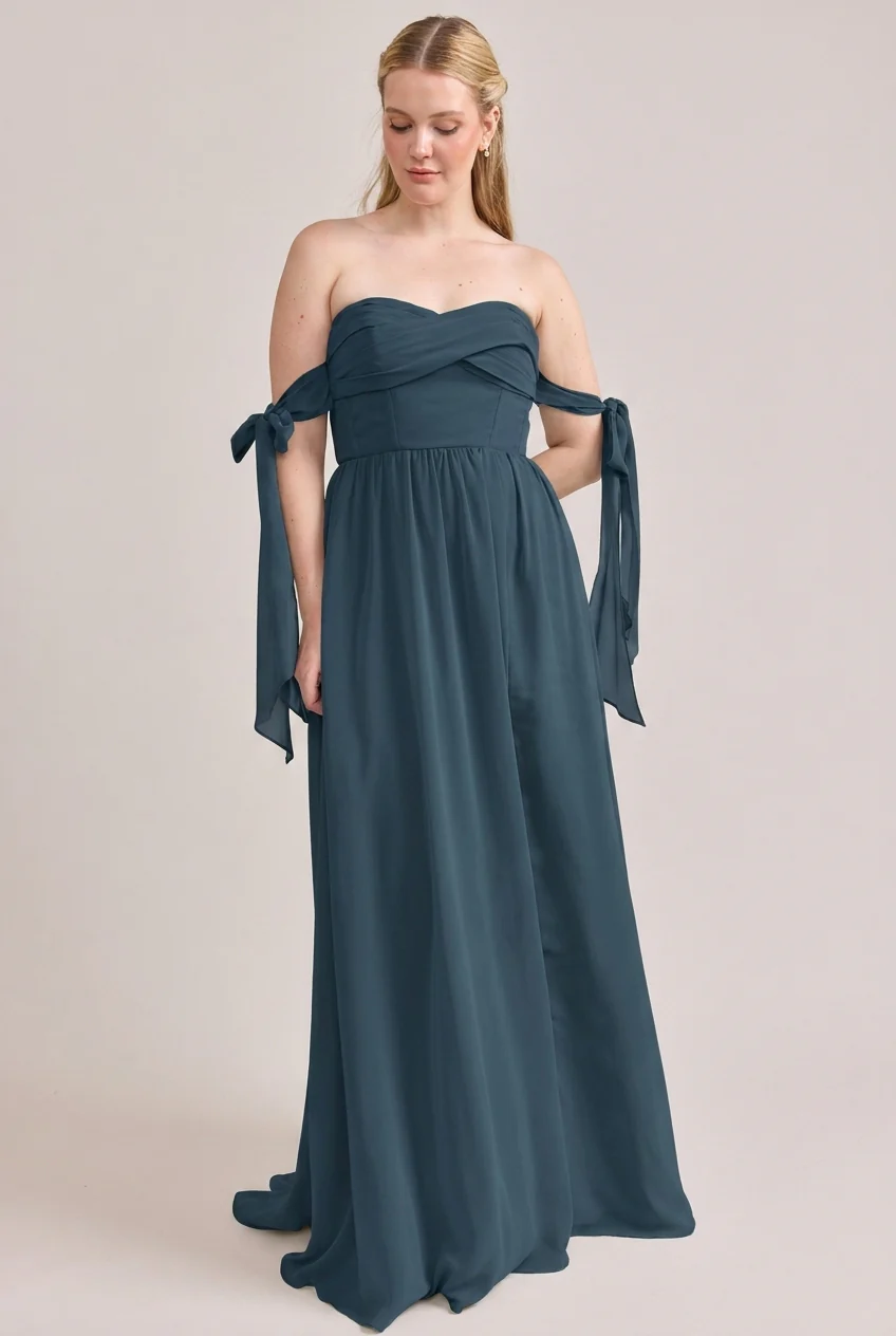 Genevieve Convertible Chiffon Dress | Made To Order - Image 84