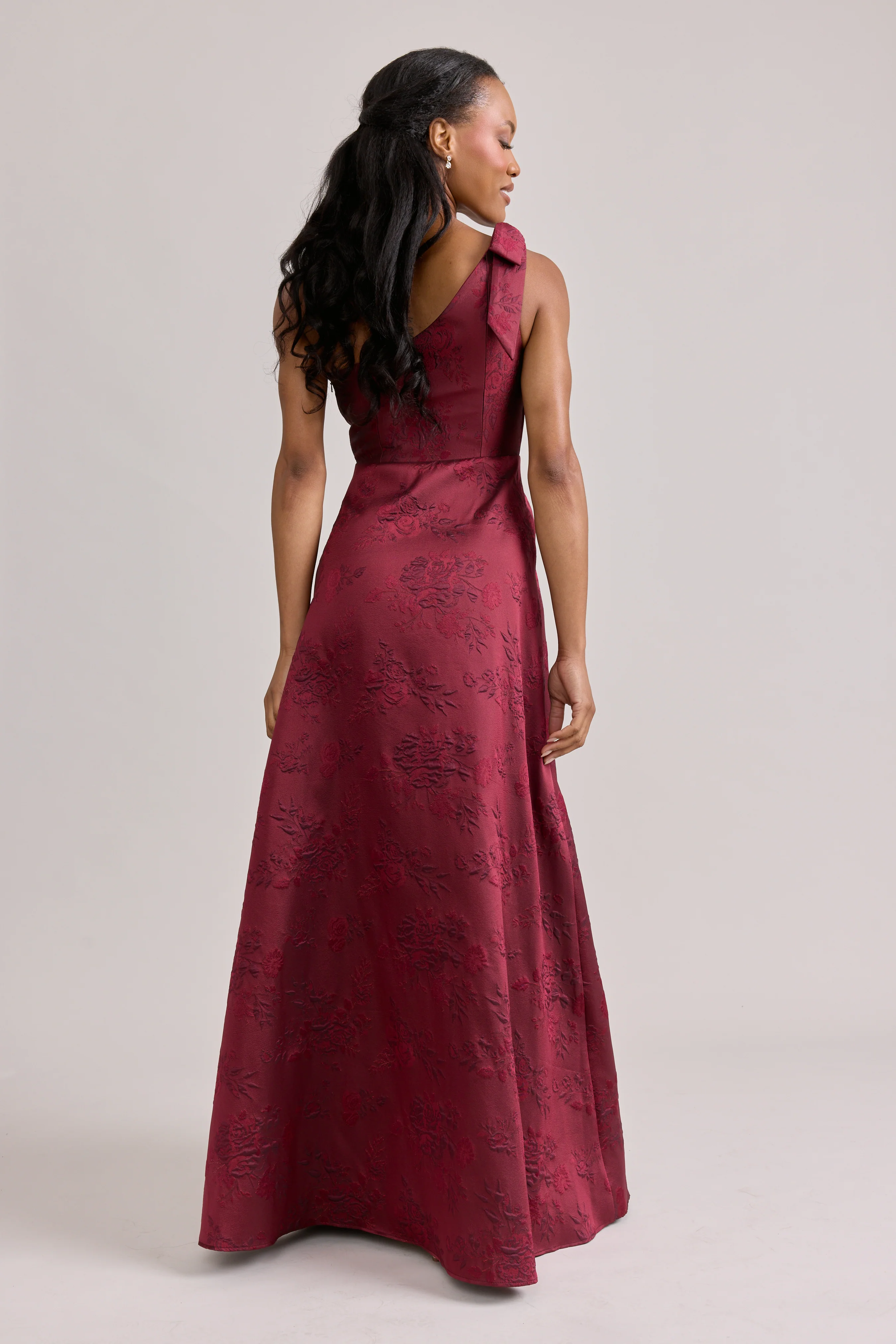 Georgina Jacquard Dress | Made To Order - Image 36