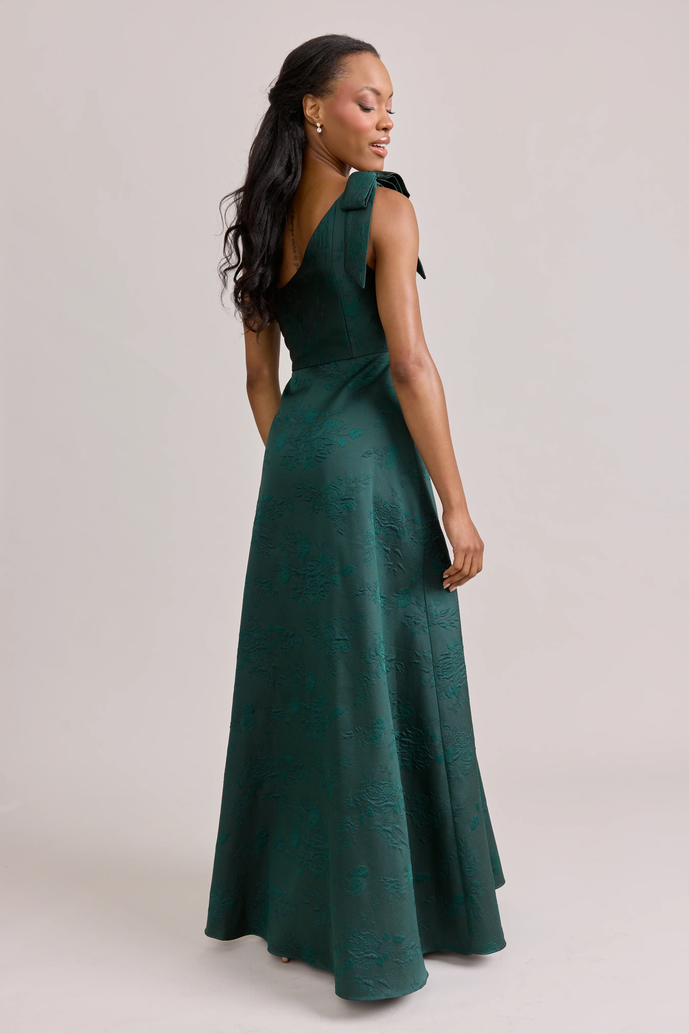 Georgina Jacquard Dress | Made To Order - Image 41