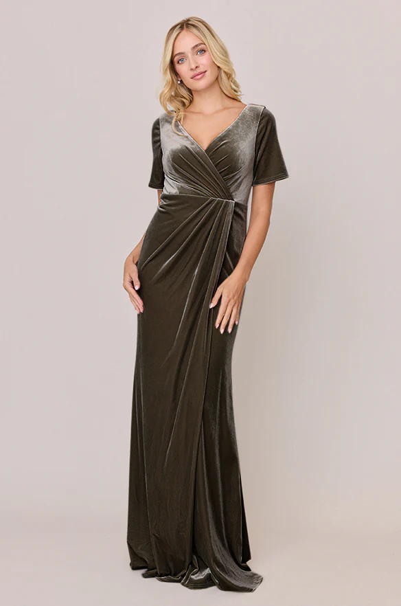Giselle Velvet Dress | Made To Order - Image 18