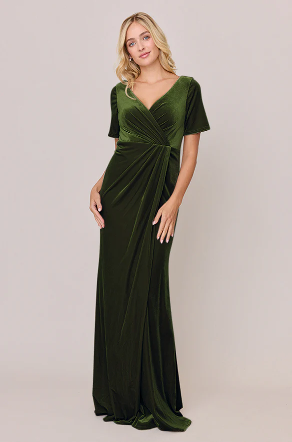 Giselle Velvet Dress | Made To Order - Image 34