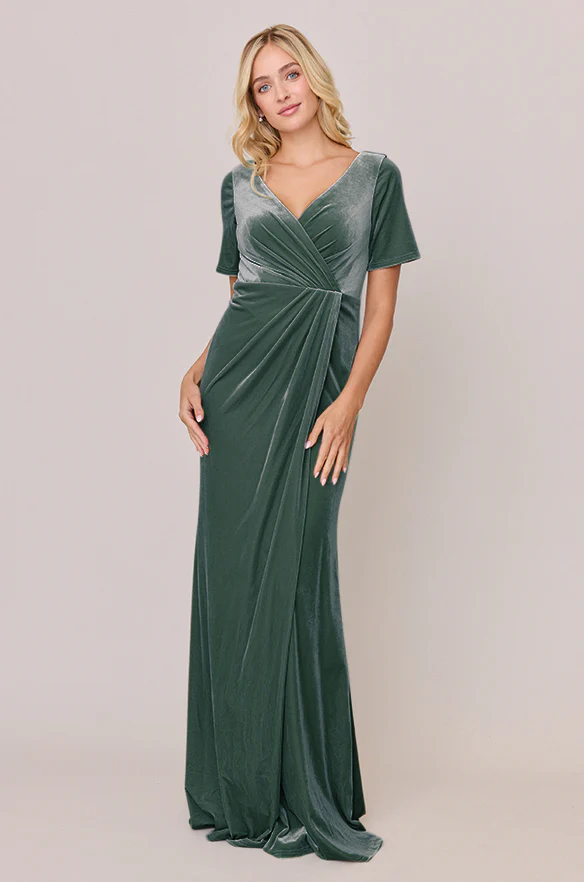 Giselle Velvet Dress | Made To Order - Image 38