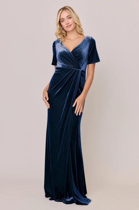 Giselle Velvet Dress | Made To Order - Image 40