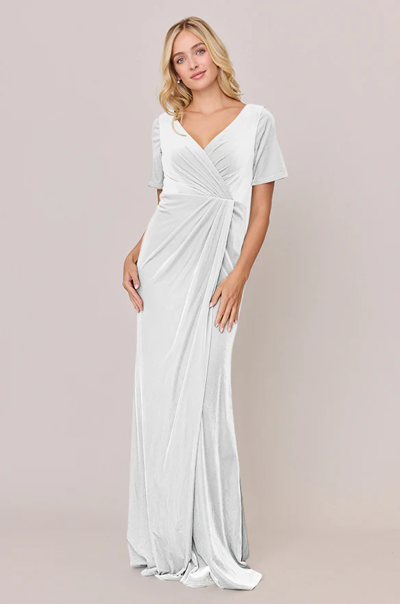 Giselle Velvet Dress | Made To Order - Image 48