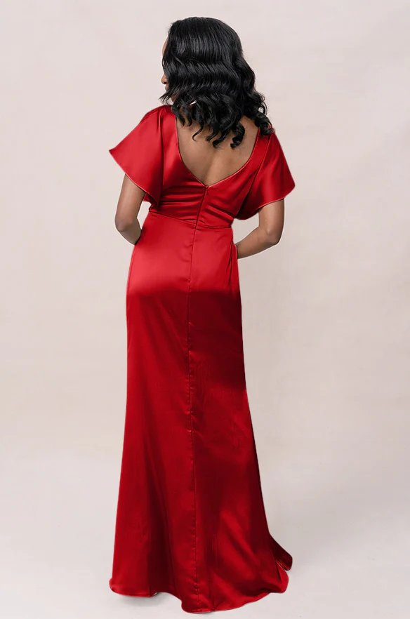 Gwen Satin Dress | Made To Order - Image 121