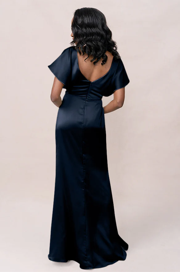 Gwen Satin Dress | Made To Order - Image 123