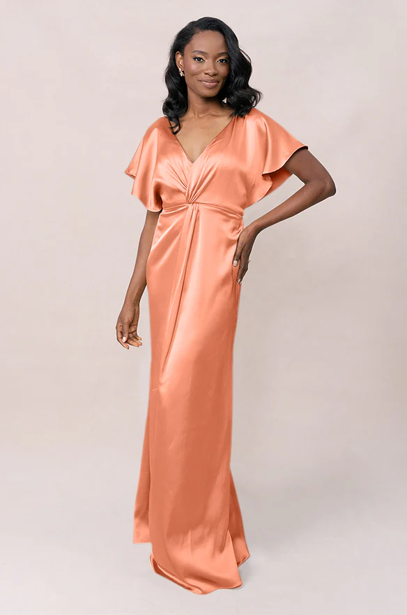 Gwen Satin Dress | Made To Order - Image 136