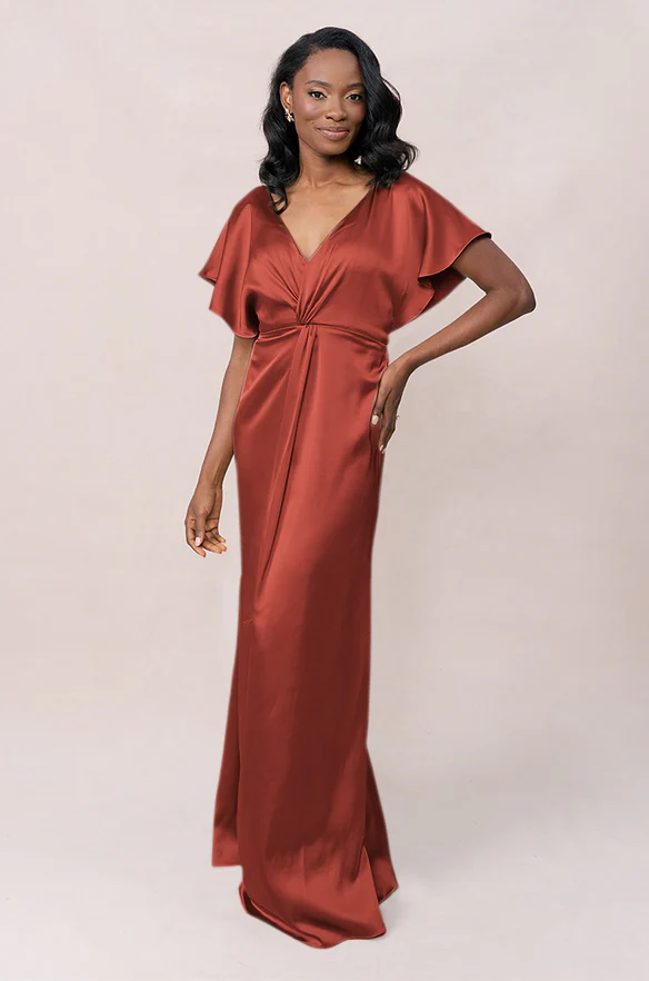 Gwen Satin Dress | Made To Order - Image 140