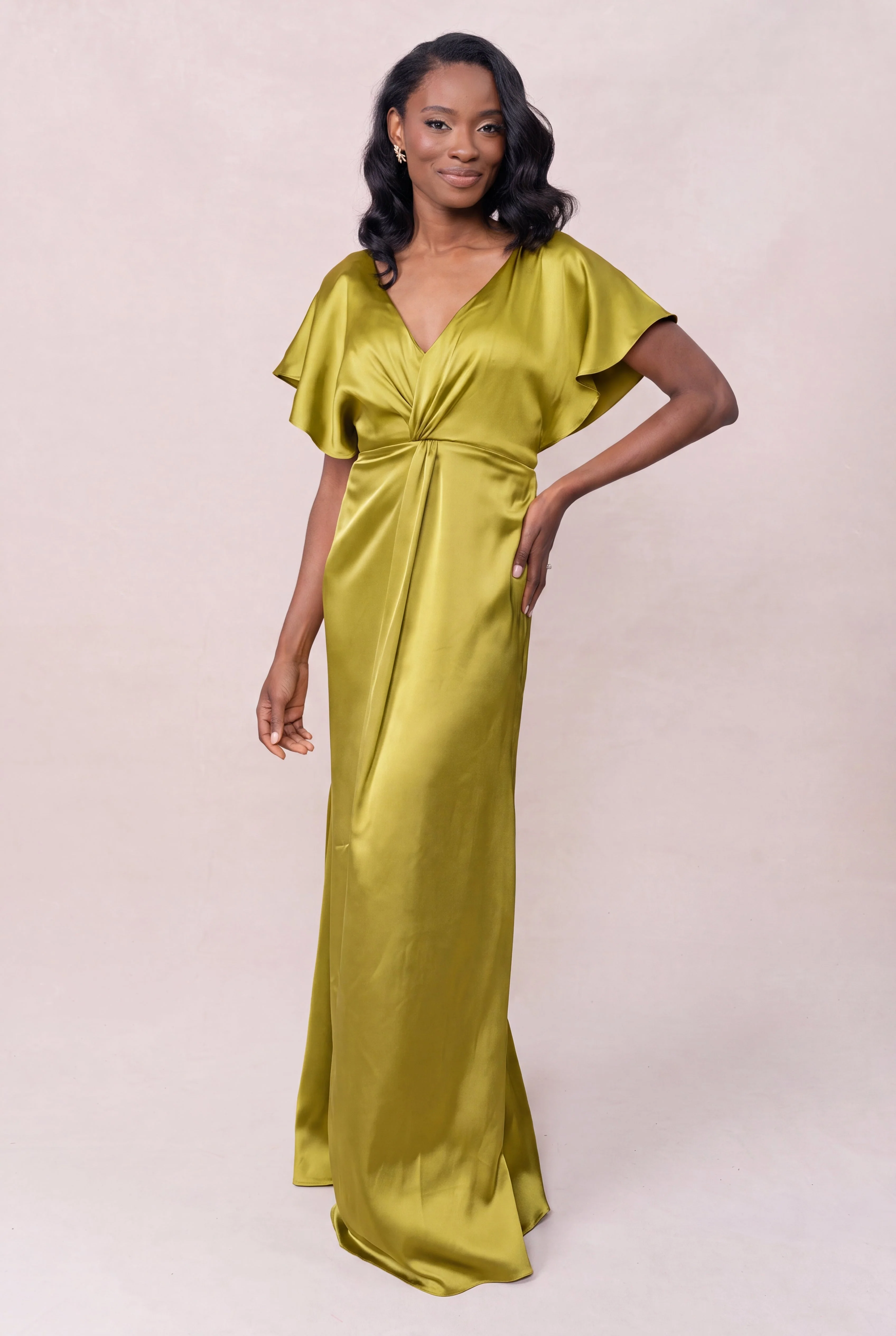 Gwen Satin Dress | Made To Order - Image 176