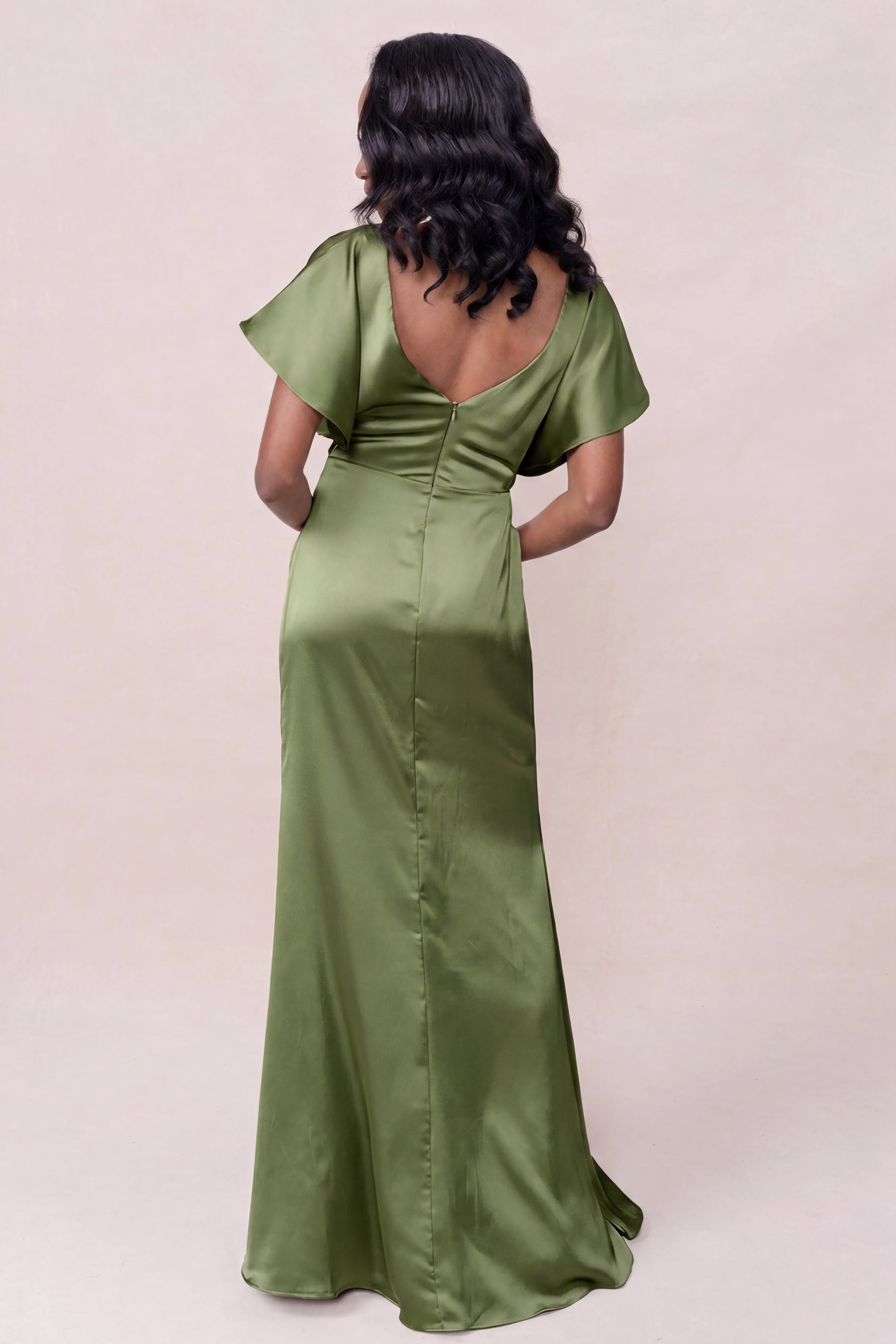 Gwen Satin Dress | Made To Order - Image 177