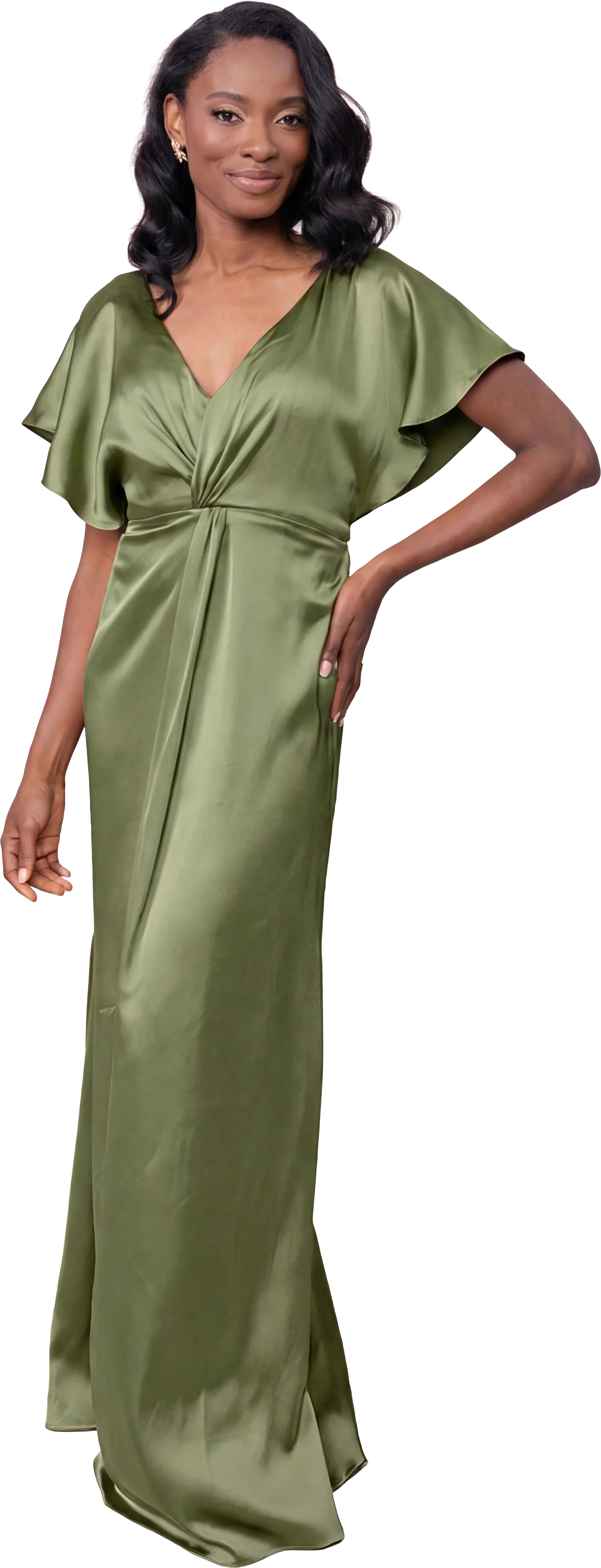 Gwen Satin Dress | Made To Order - Image 180