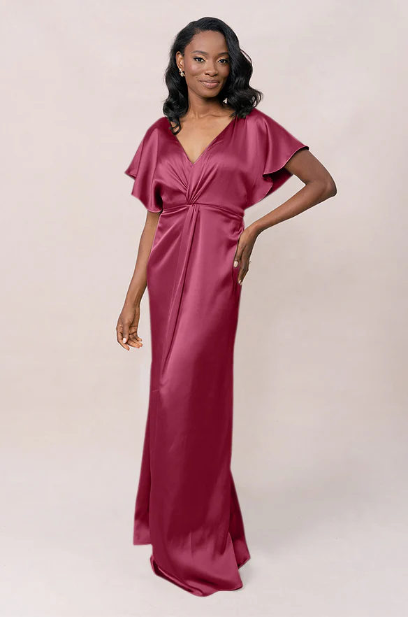 Gwen Satin Dress | Made To Order - Image 58