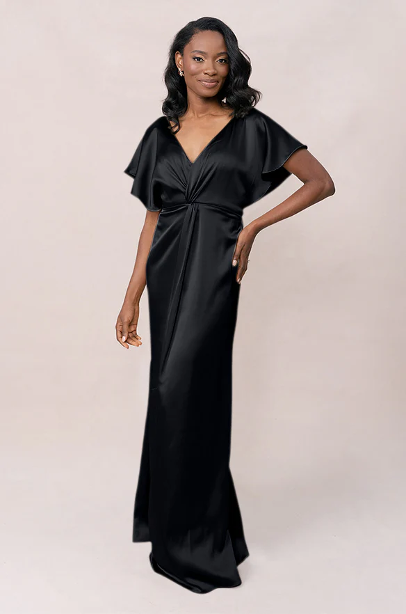 Gwen Satin Dress | Made To Order - Image 60