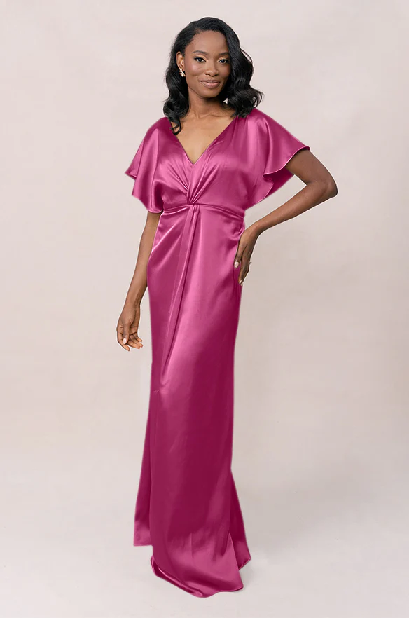 Gwen Satin Dress | Made To Order - Image 88
