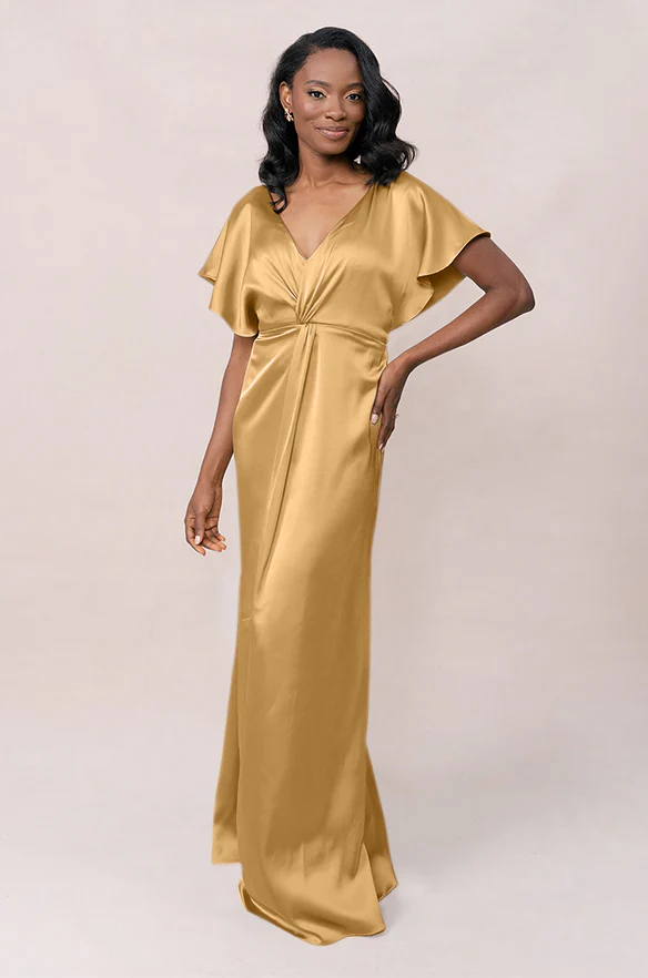 Gwen Satin Dress | Made To Order - Image 90