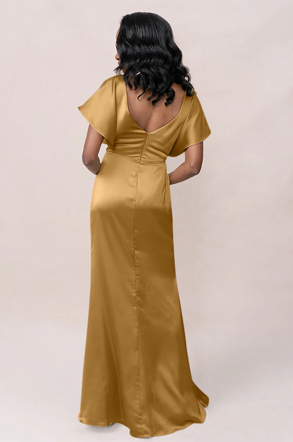 Gwen Satin Dress | Made To Order - Image 91