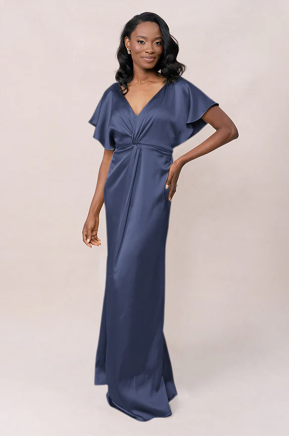 Gwen Satin Dress | Made To Order - Image 98