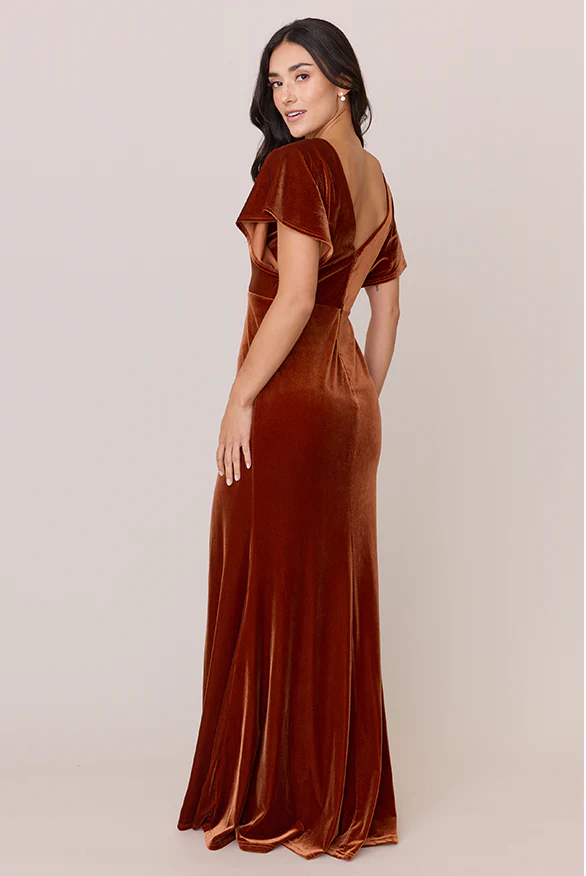 Gwen Velvet Dress | Made To Order - Image 5
