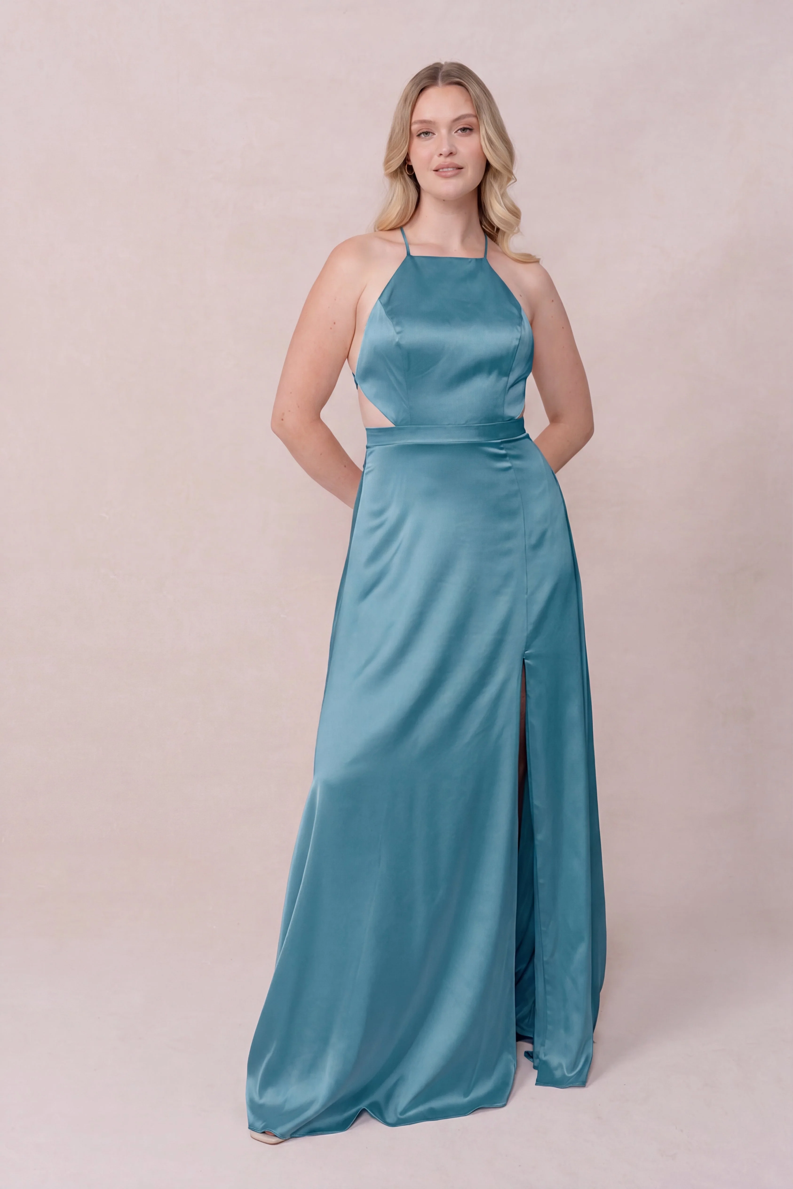 Haven Satin Dress | Made To Order - Image 177