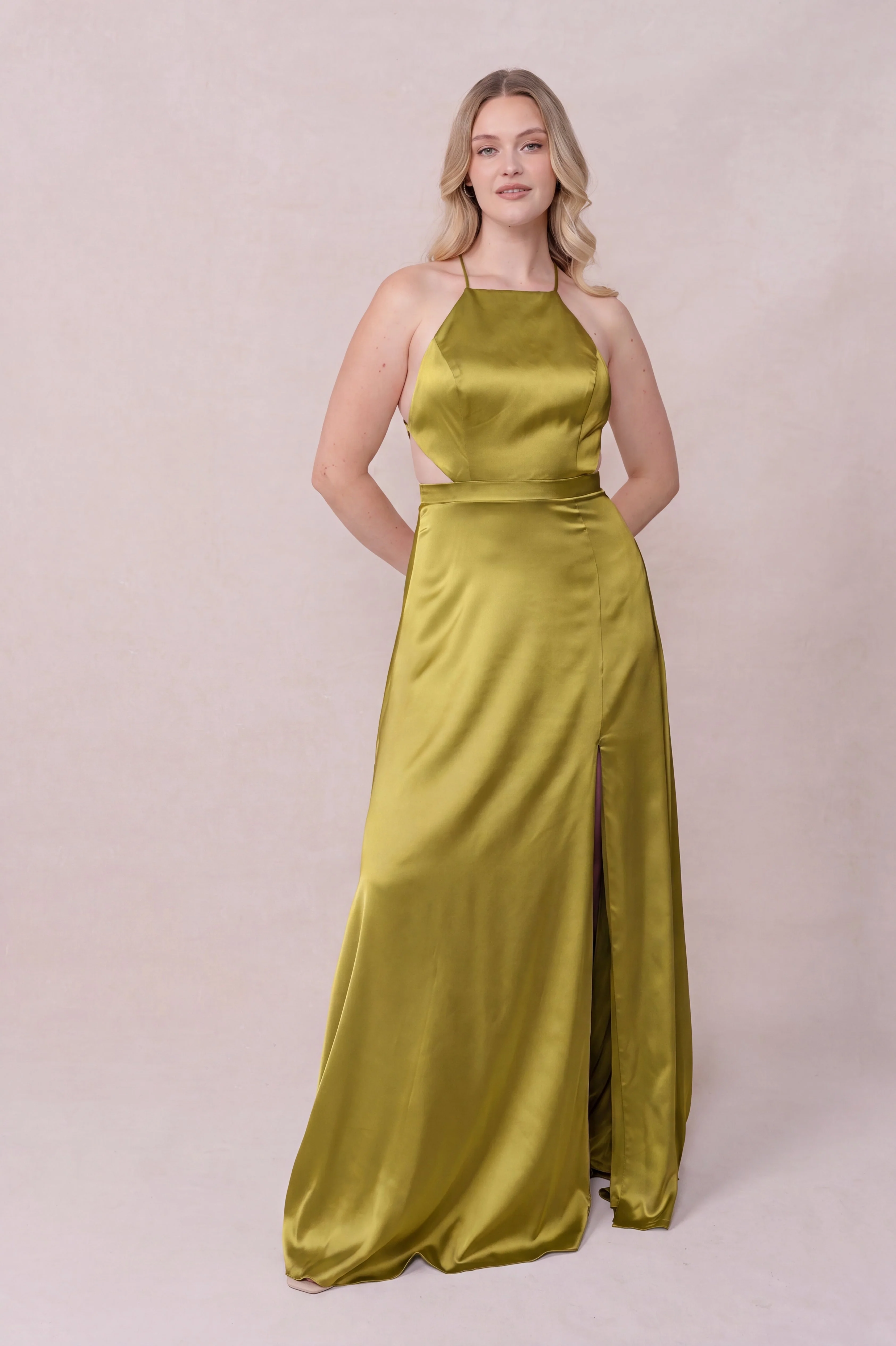 Haven Satin Dress | Made To Order - Image 181