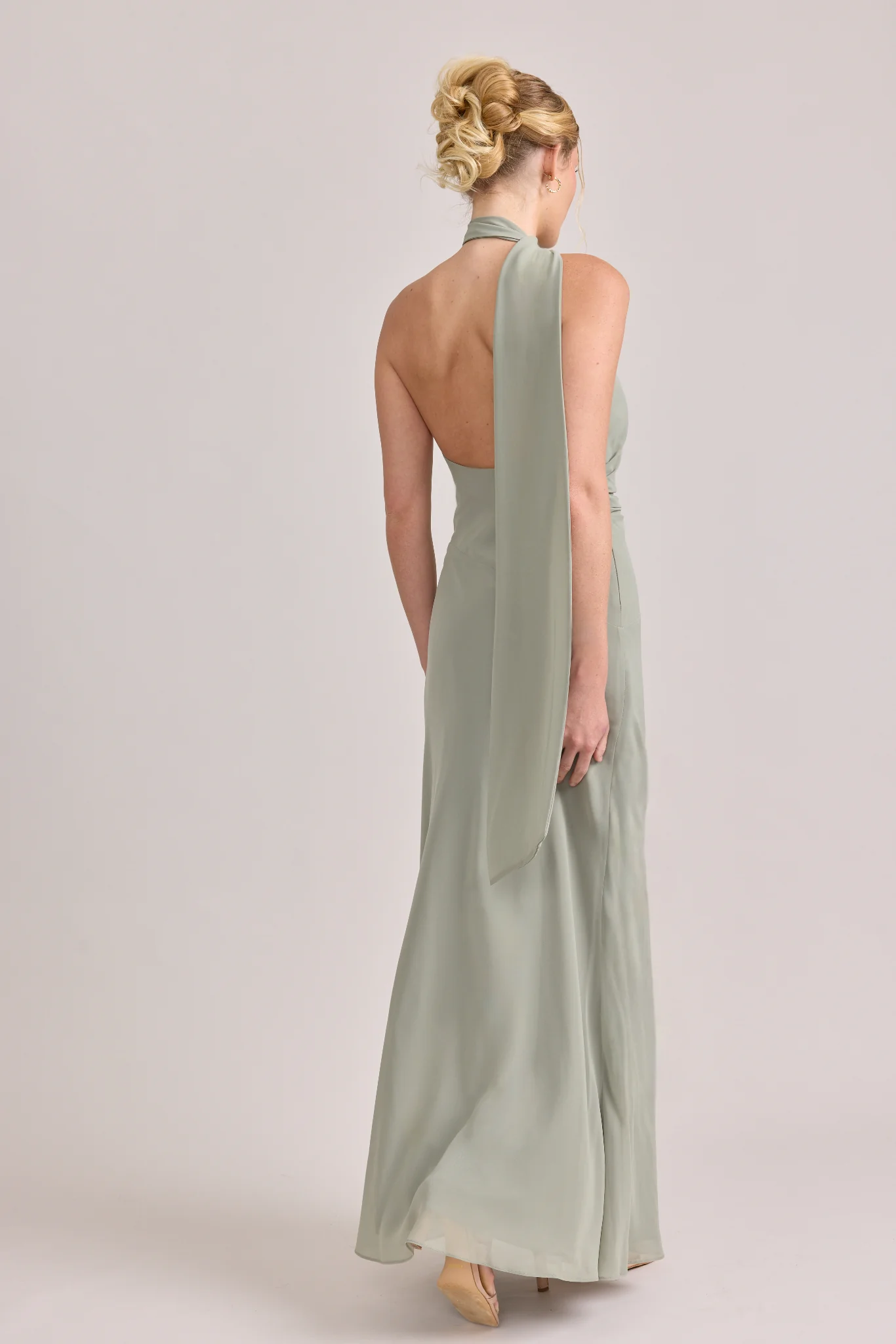 Imani Chiffon Floral Print Dress | Made To Order - Image 22