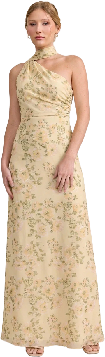 Imani Chiffon Floral Print Dress | Made To Order - Image 66