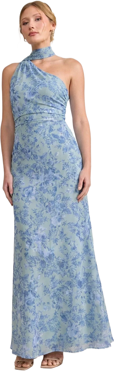 Imani Chiffon Floral Print Dress | Made To Order - Image 69